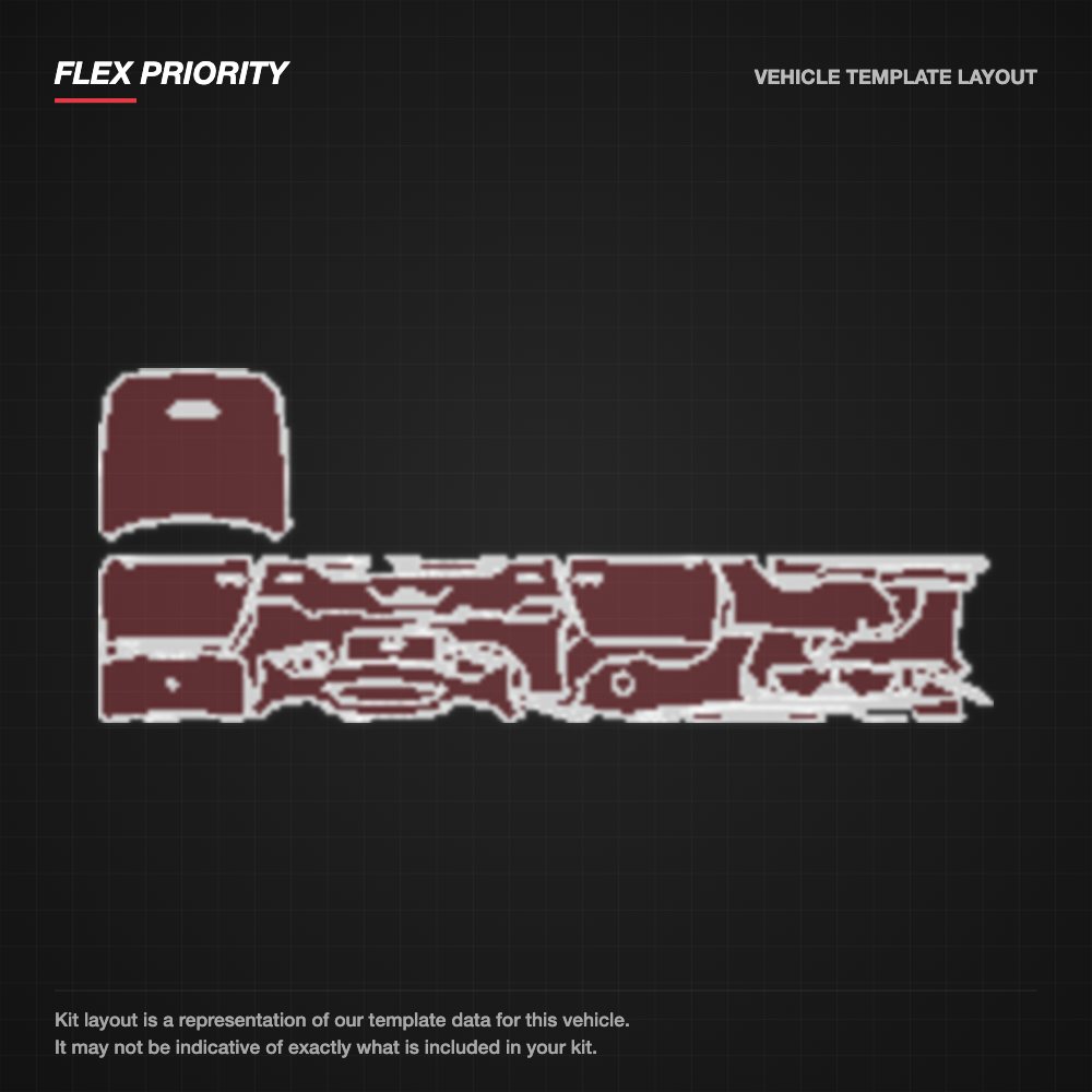 Ford Mustang Convertible 2015-2017 kit layout (template 2)