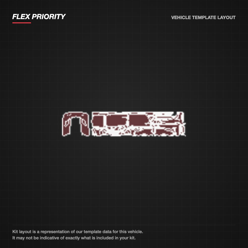 Ford Mustang Convertible 2024+ kit layout (template 4)