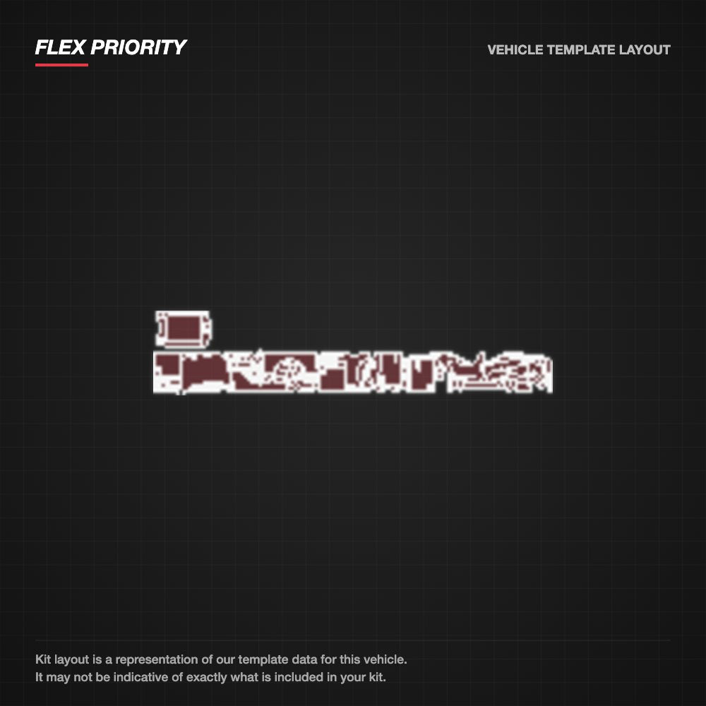 Ford F-350 XLT 2018-2022 kit layout