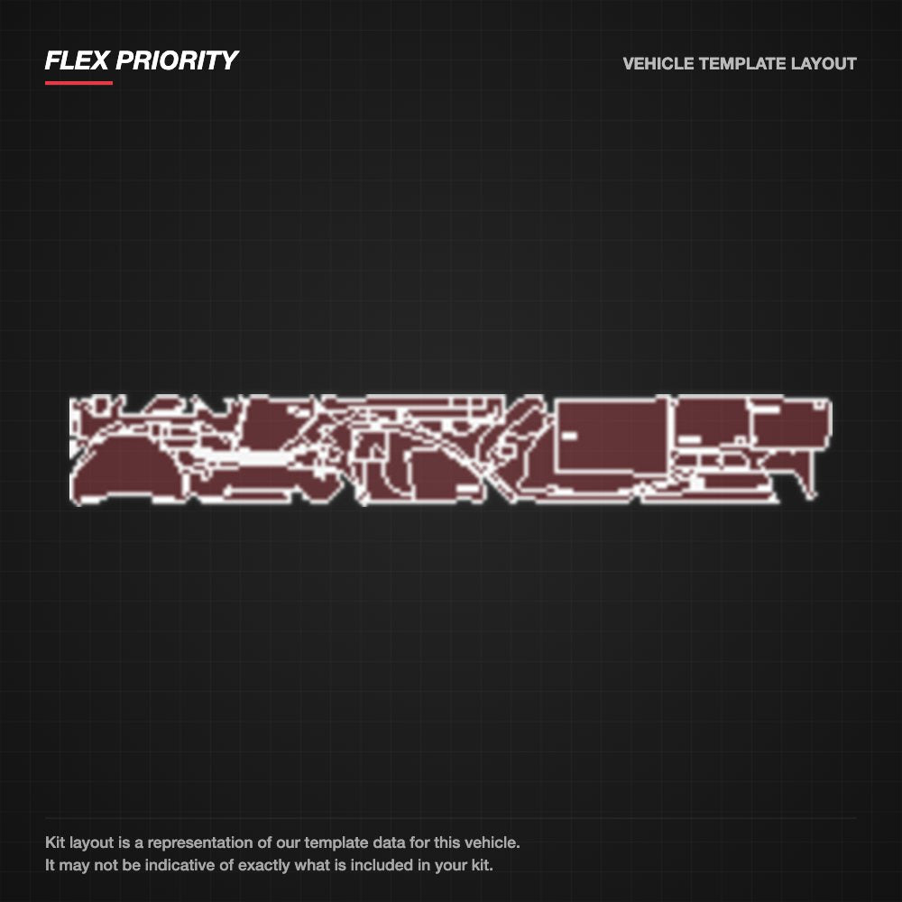 Ford Fiesta ST 2021+ kit layout