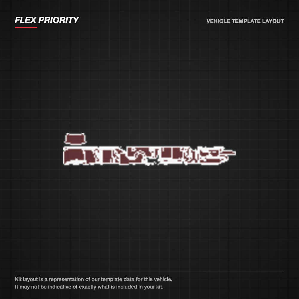 Ford F-150 2024+ kit layout (template 1)