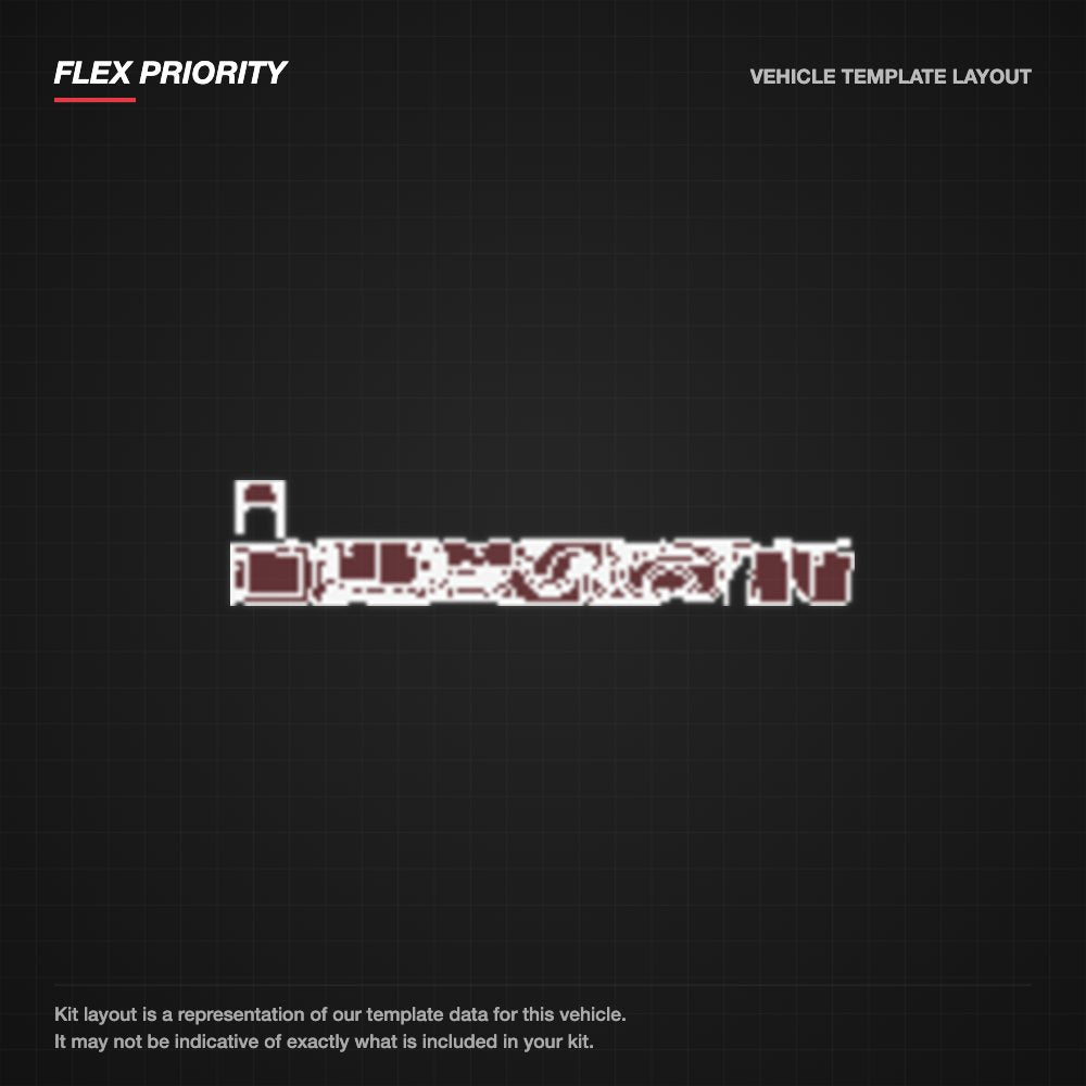 Ford F-150 Shelby 2021+ kit layout (template 3)