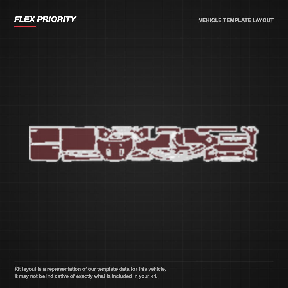 Ford Focus 2-Door 2009+ kit layout
