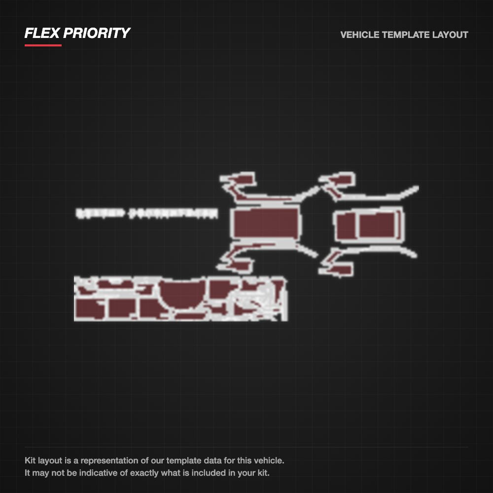 Toyota Highlander 2015-2017 kit layout