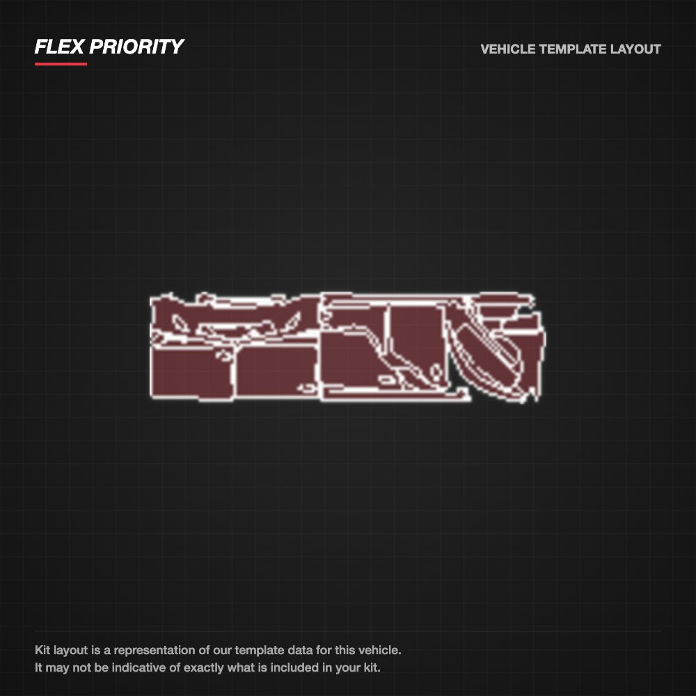 Toyota Camry 2012-2015 kit layout