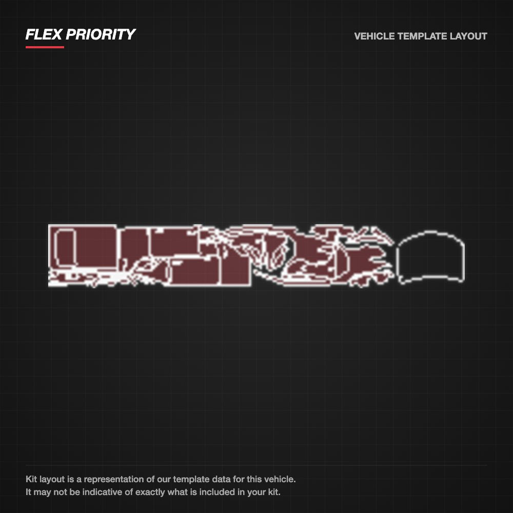 Toyota Camry 2018-2020 kit layout (template 2)