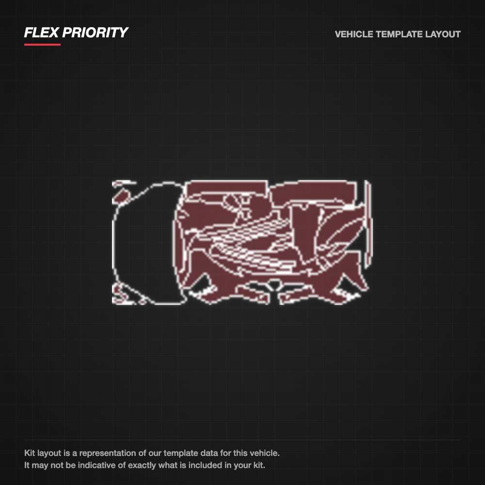 Toyota Prius 2018-2021 kit layout (template 2)