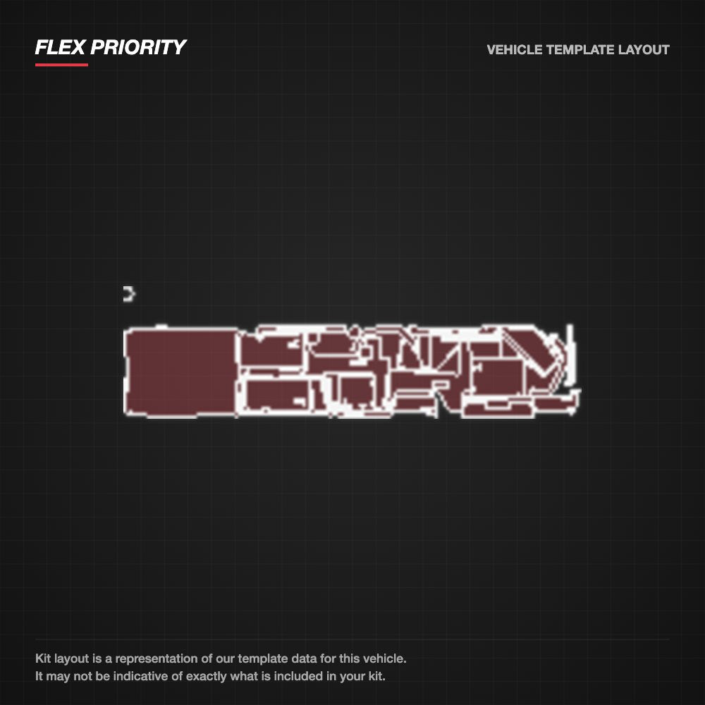 Toyota Land Cruiser 70 Wagon 76 2024+ kit layout (template 1)