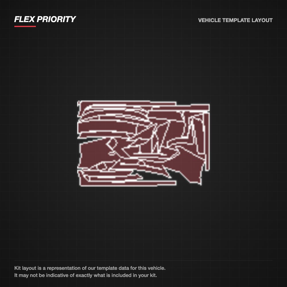 Toyota Yaris 2017-2018 kit layout