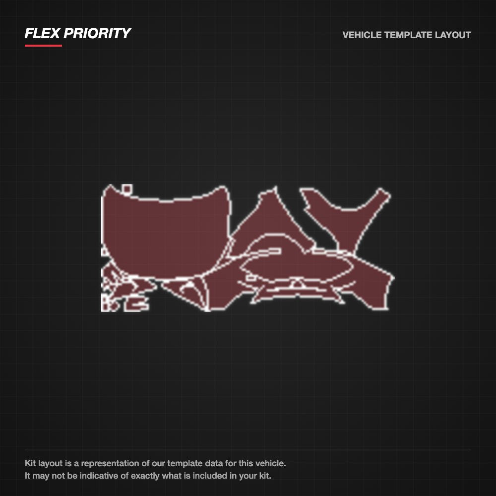 Toyota Yaris 2020-2023 kit layout (template 1)
