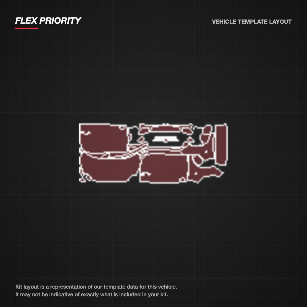 Fiat 500 2010-2015 kit layout