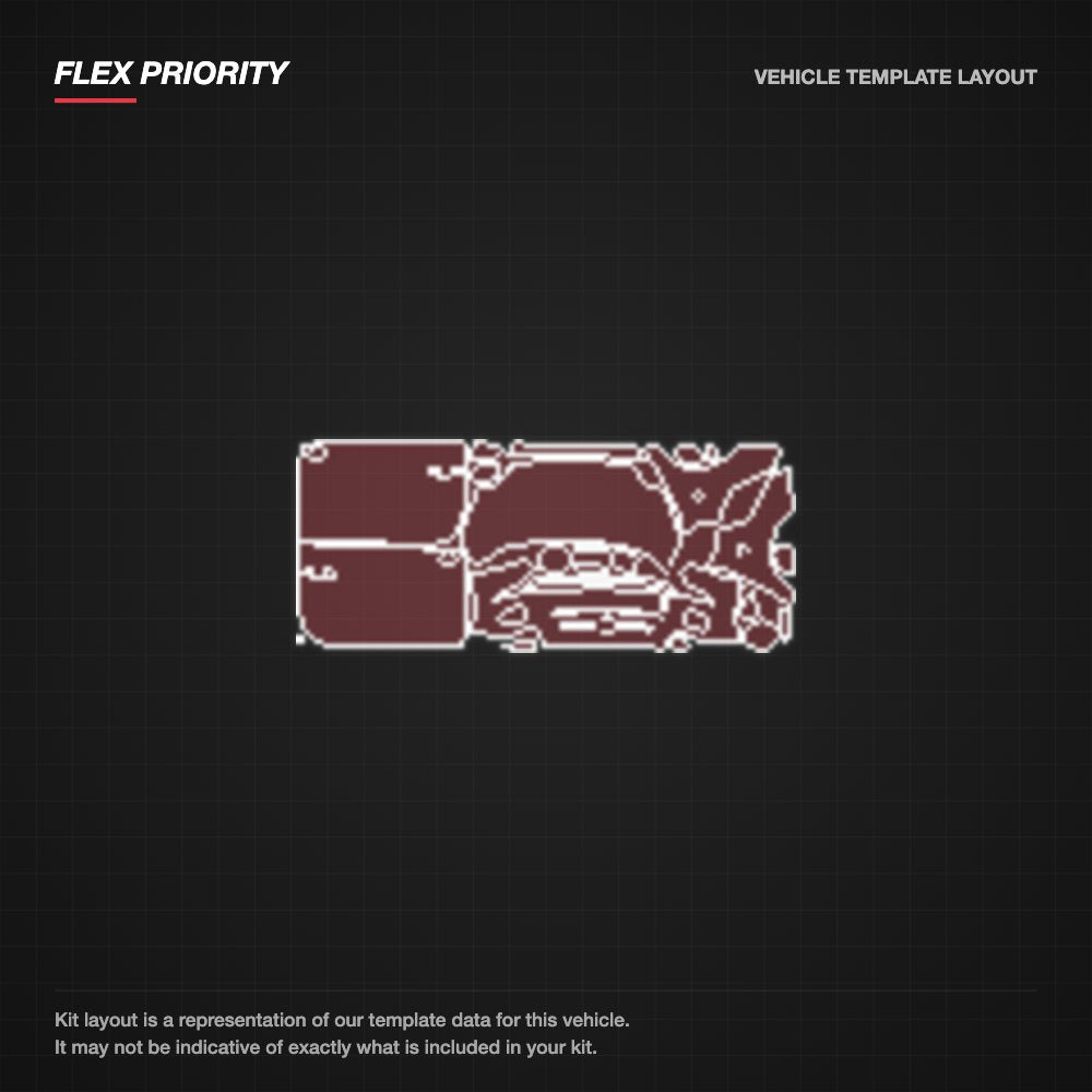 Fiat 500 2016-2021 kit layout