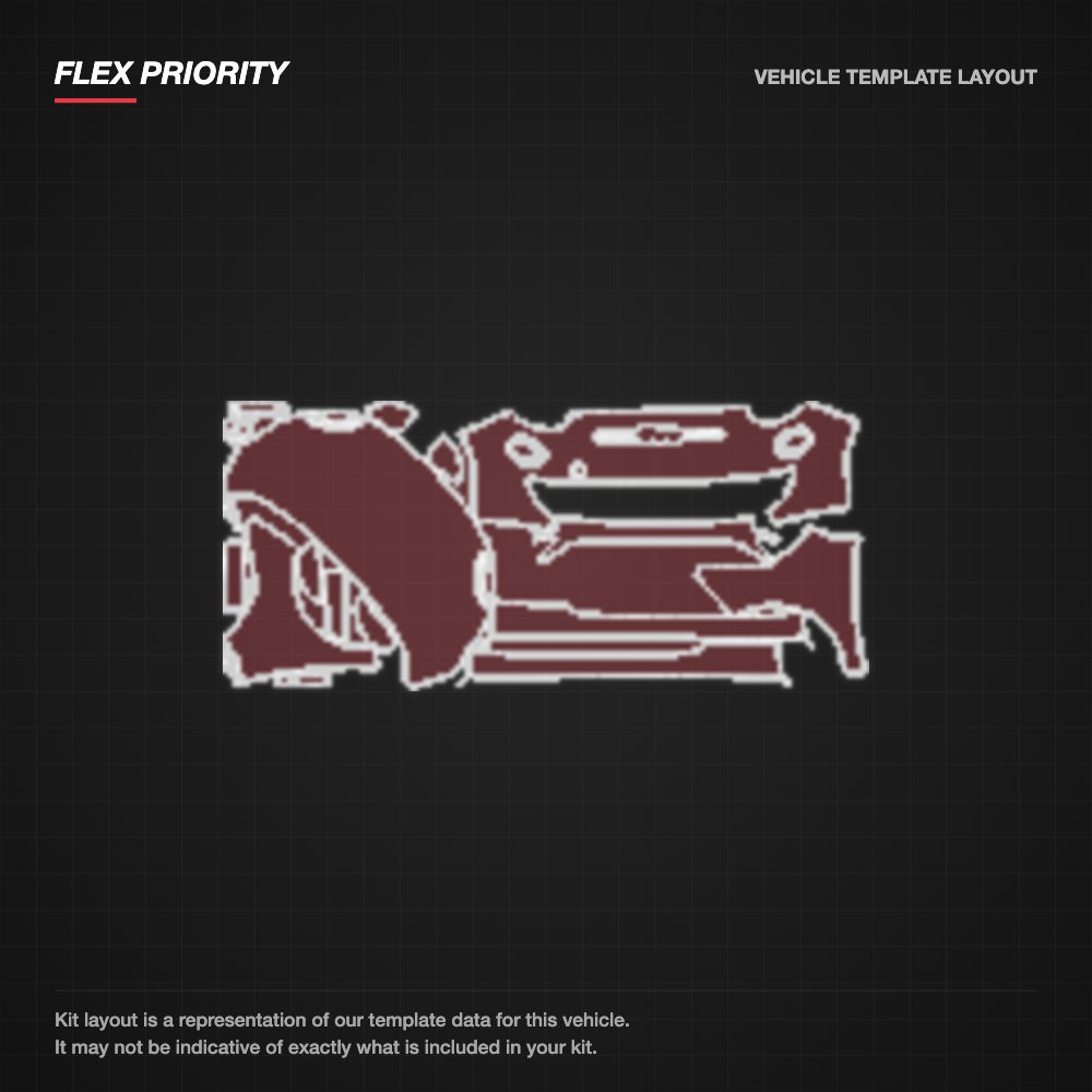 Fiat 500e Action Hatchback 2022+ kit layout