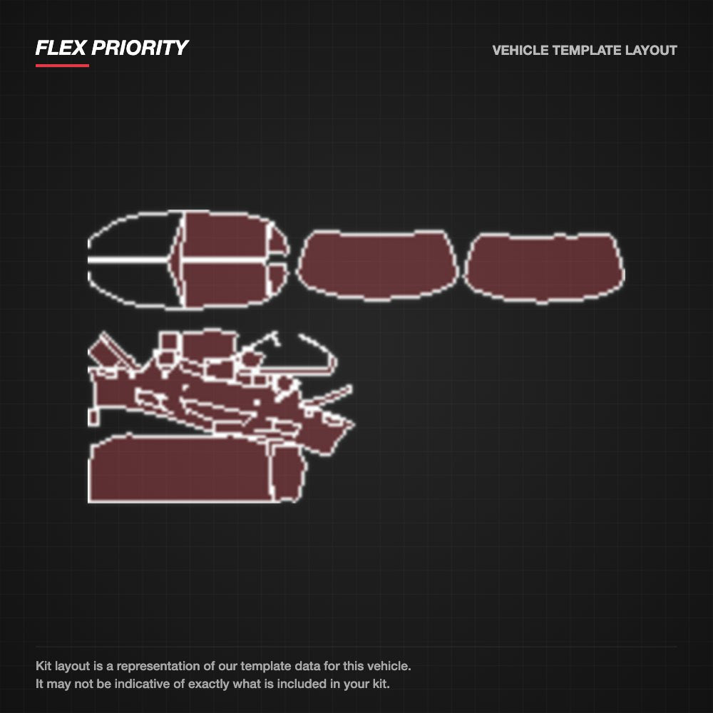 Jaguar XJ 2008-2012 kit layout