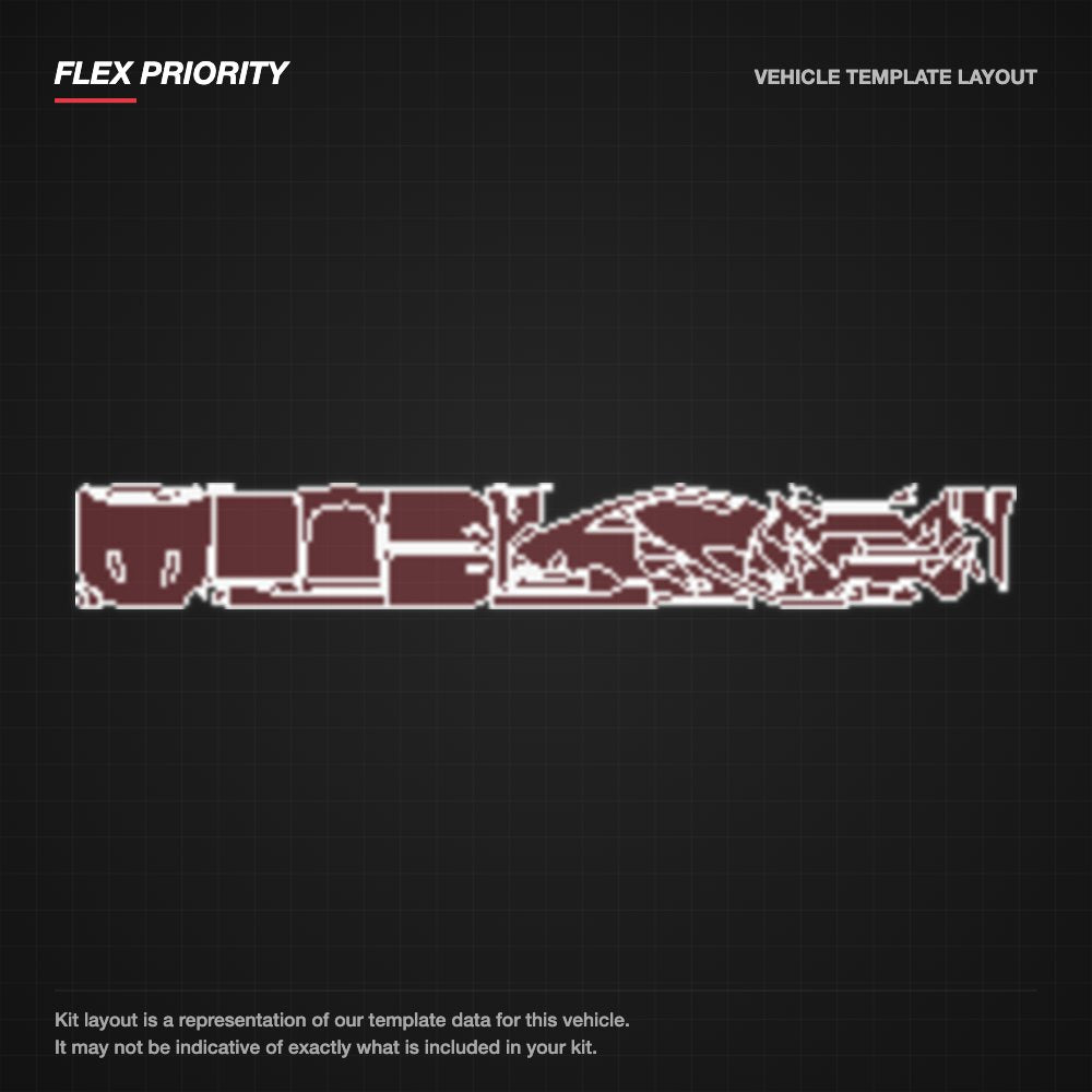 Jaguar XK Coupe 2015+ kit layout