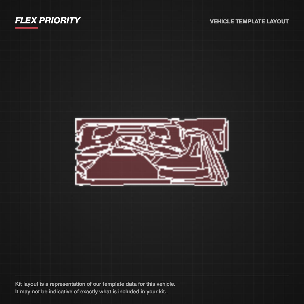Jaguar XFR 2013+ kit layout