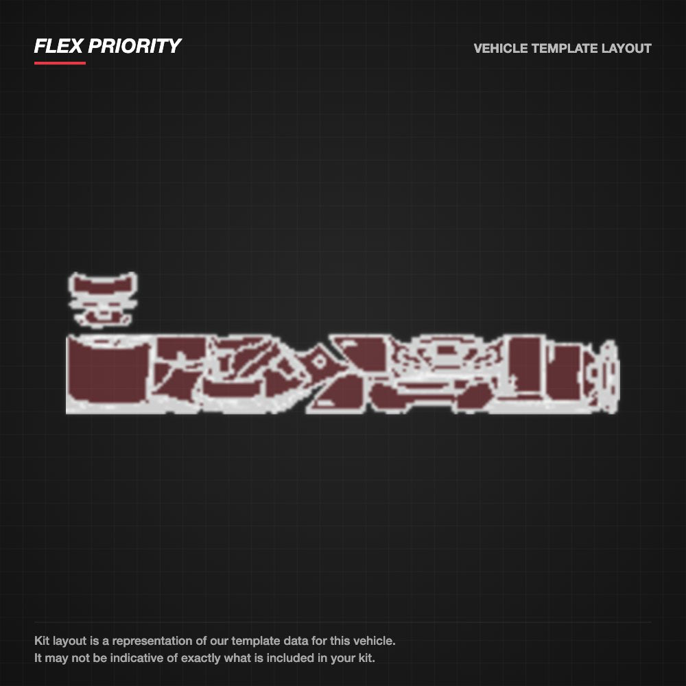 Jaguar XE 2017-2019 kit layout (template 2)
