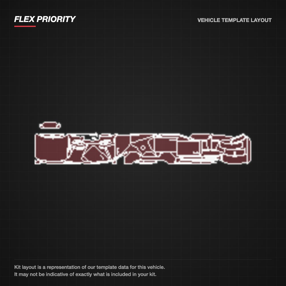 Jaguar XE 2020+ kit layout (template 1)
