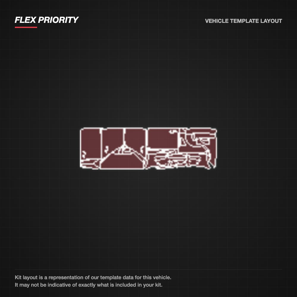 Jaguar XF 2013-2015 kit layout