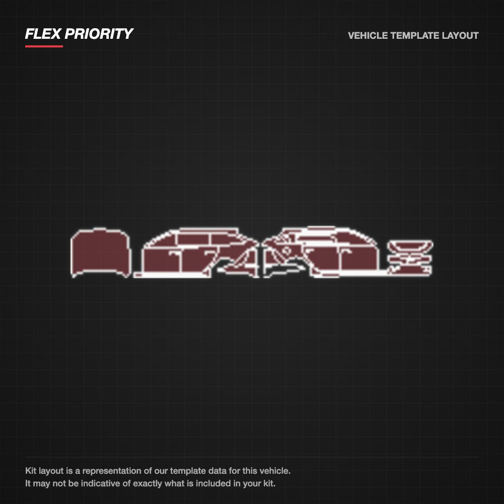 Jaguar XF 2019-2020 kit layout