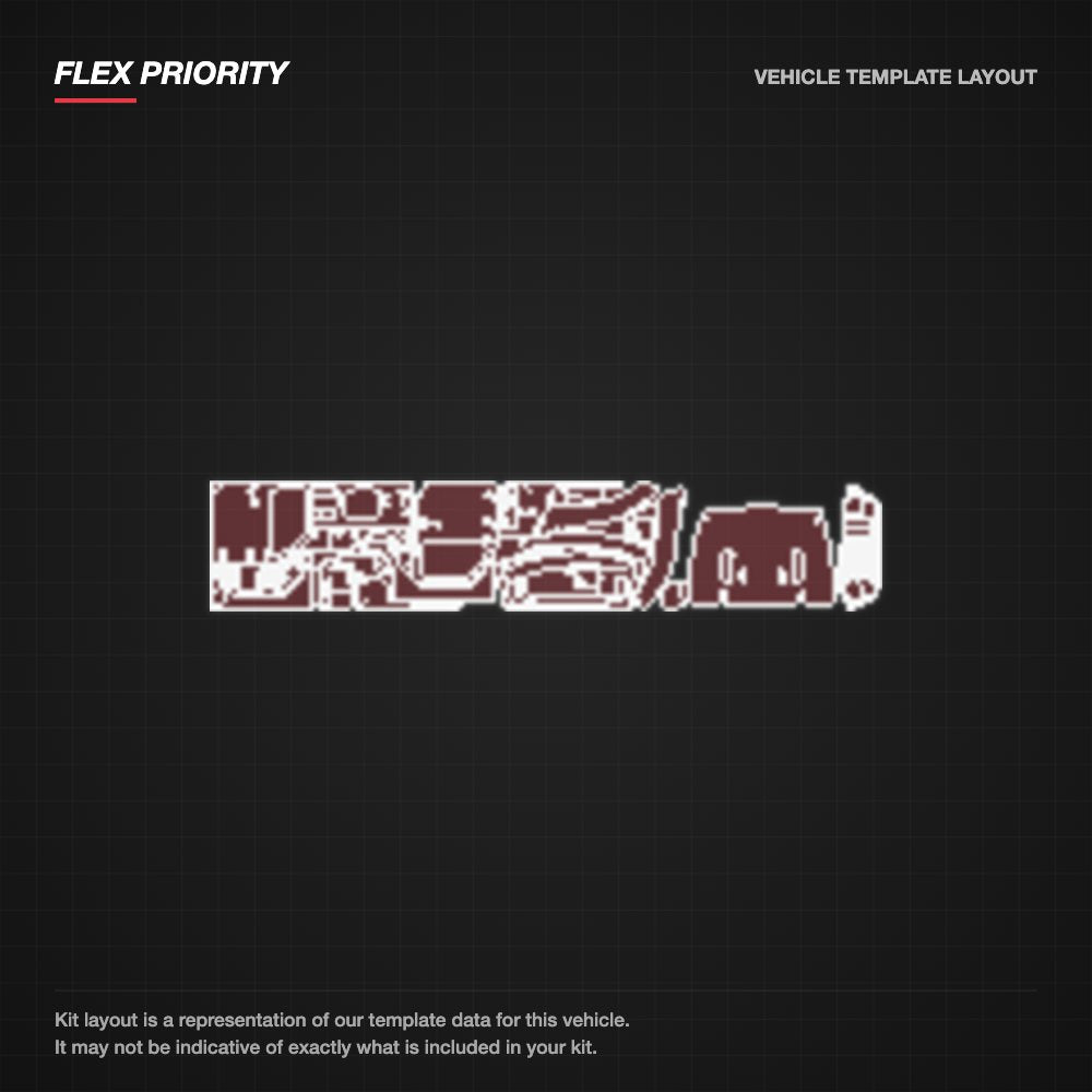 Jeep Wrangler 2-Door 2018-2020 kit layout
