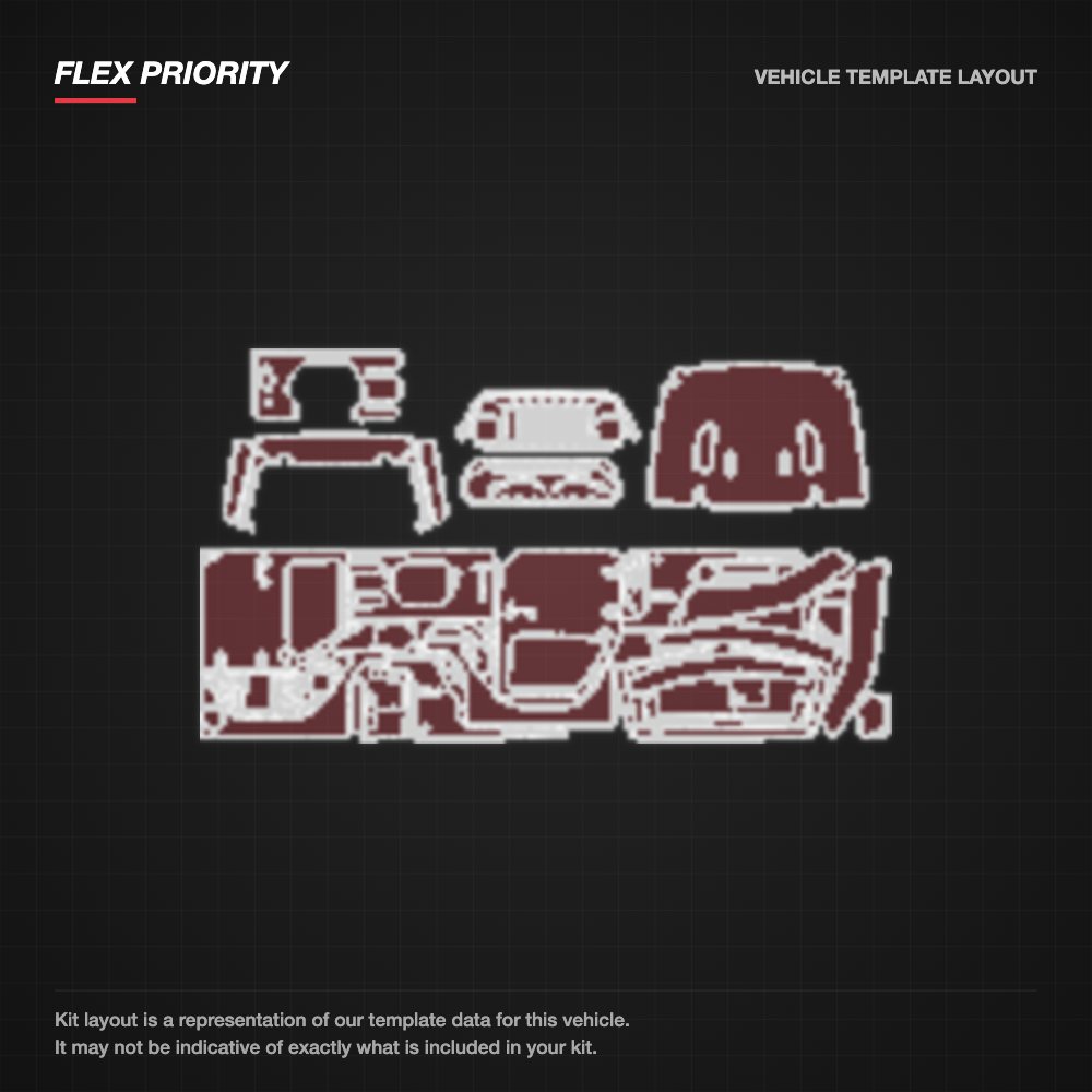Jeep Wrangler 2-Door 2021-2023 kit layout