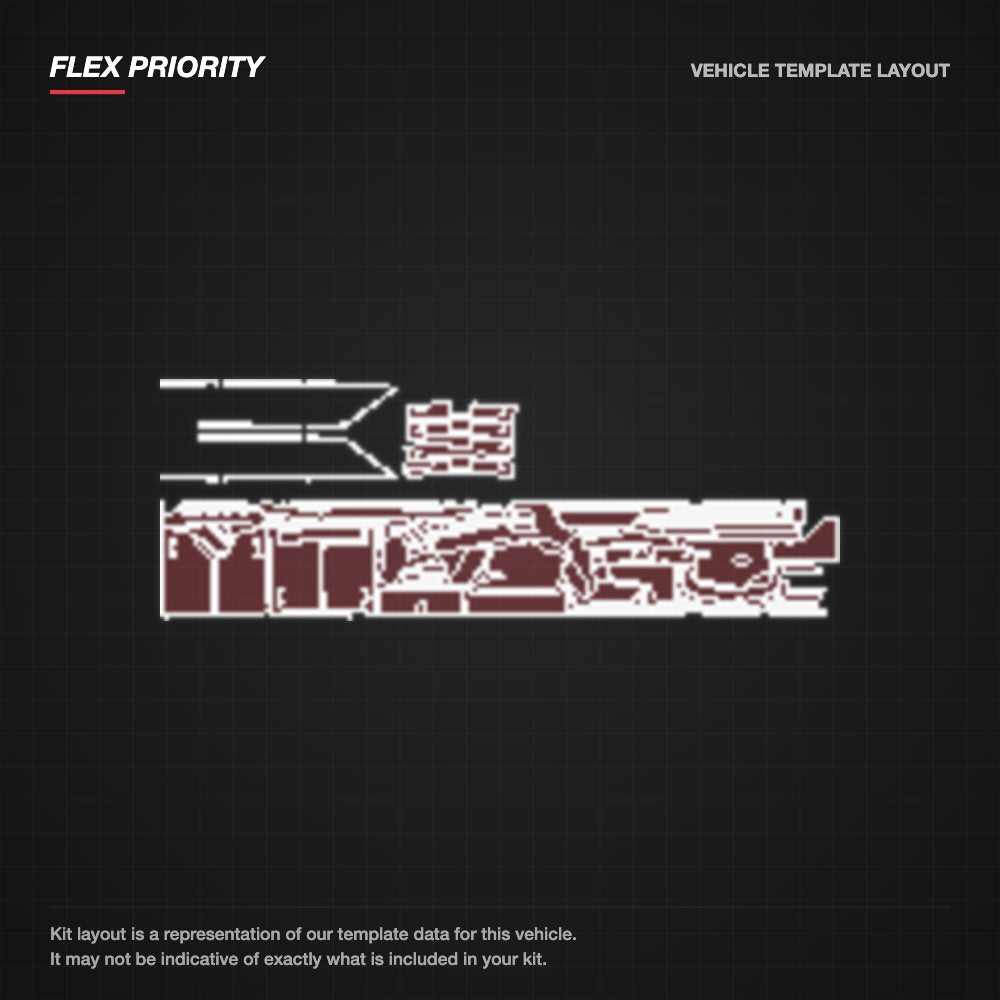Land Rover Range Rover 2016-2017 kit layout (template 2)