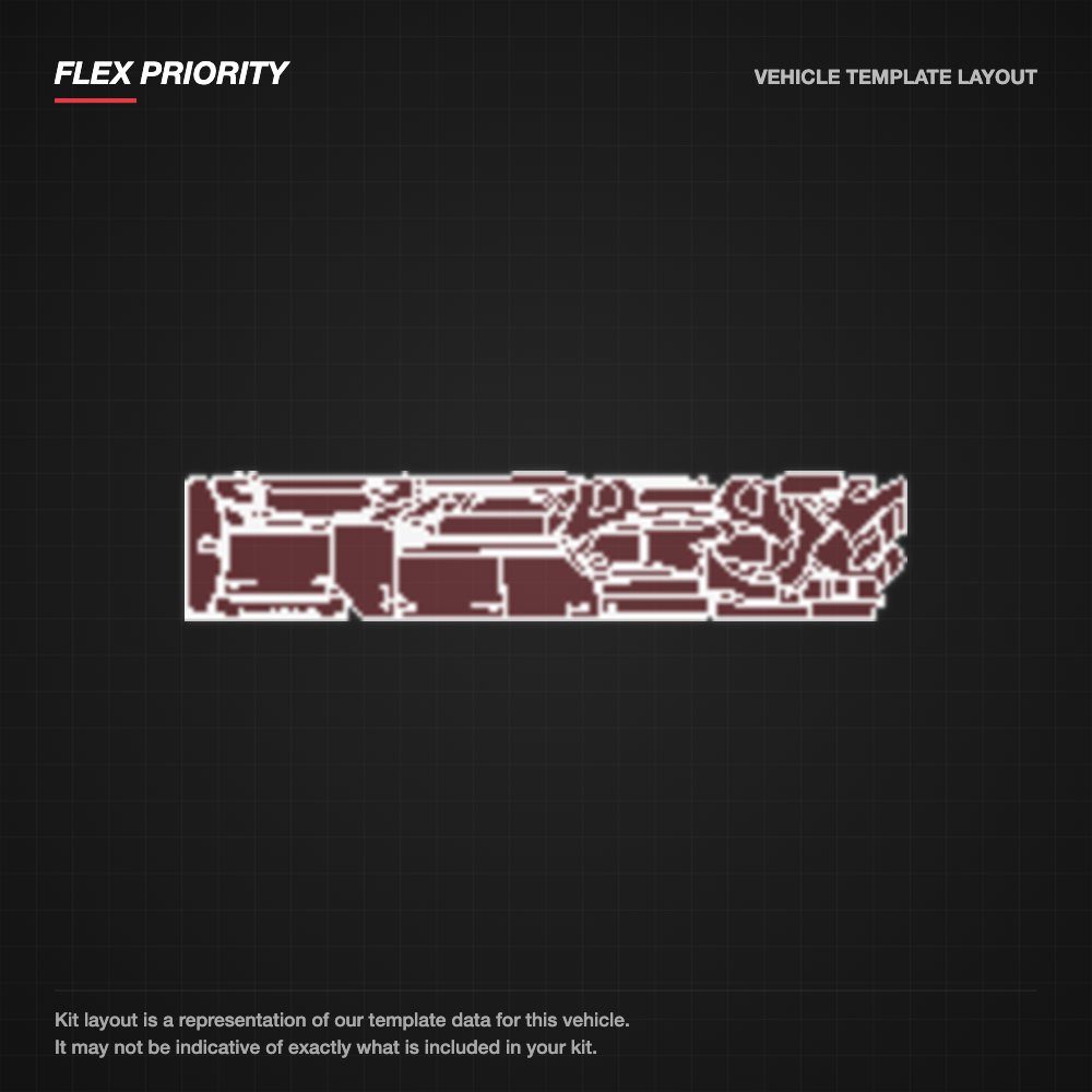Land Rover Range Rover Evoque 2016 kit layout (template 2)