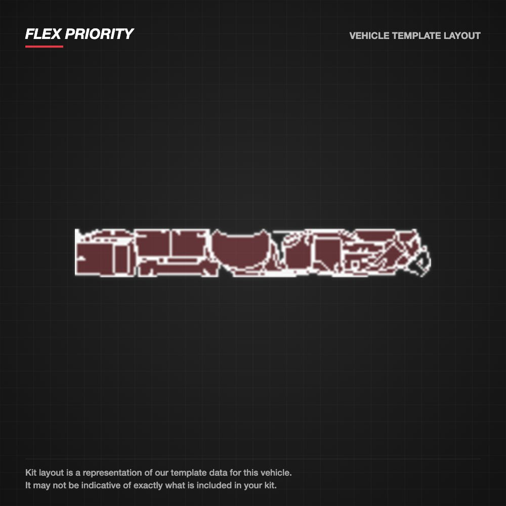 Lexus RX 2016-2019 kit layout (template 3)