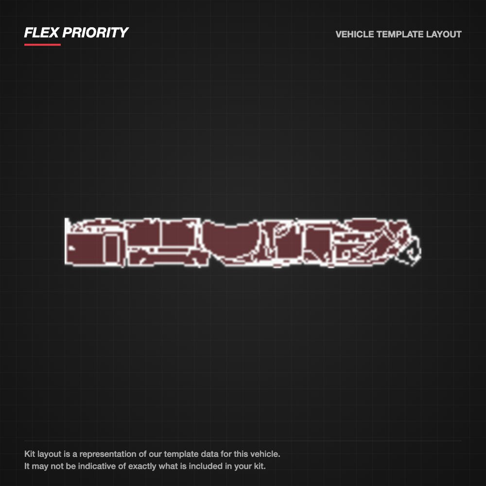 Lexus RX 2016-2019 kit layout (template 2)