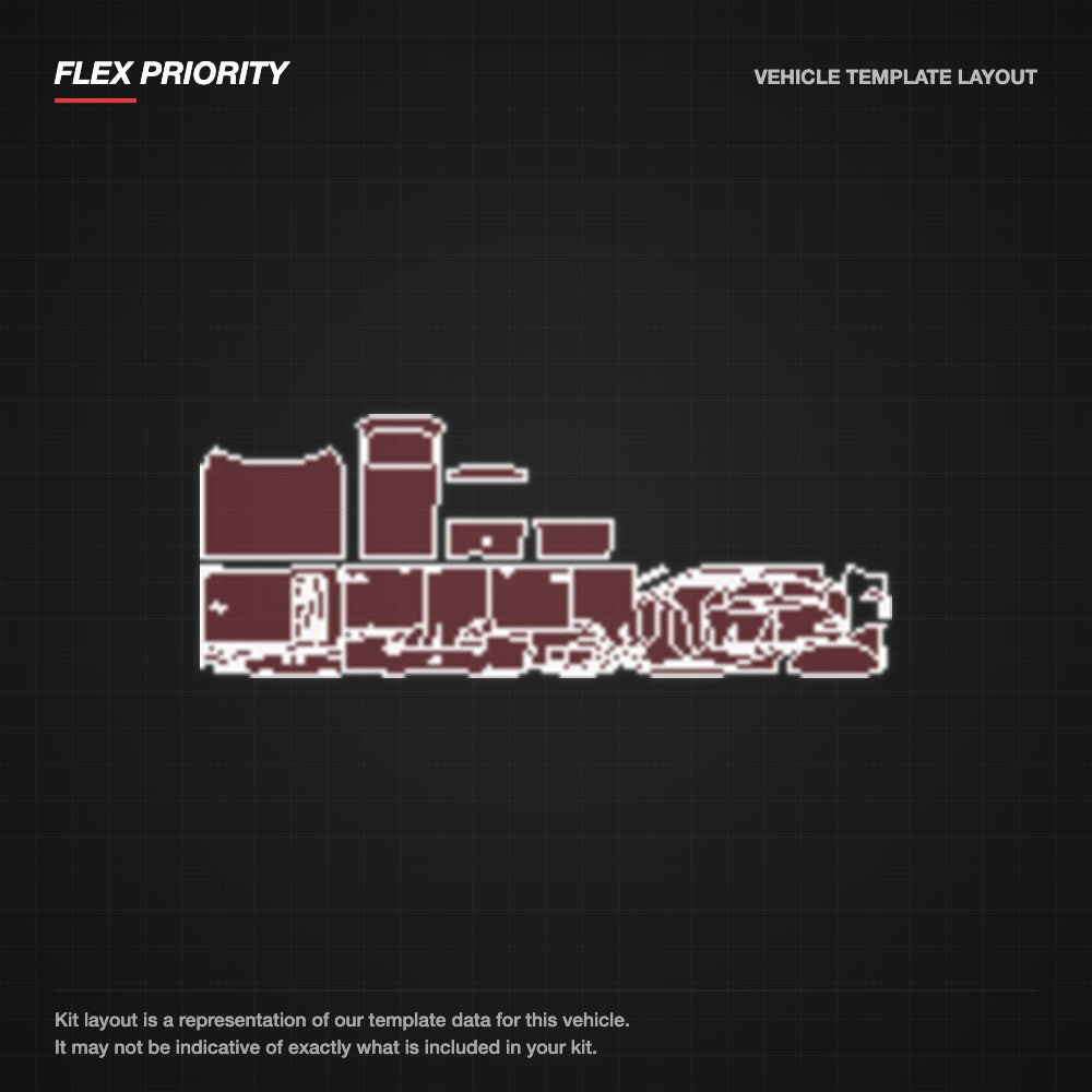 Lexus RX 2020-2022 kit layout (template 1)