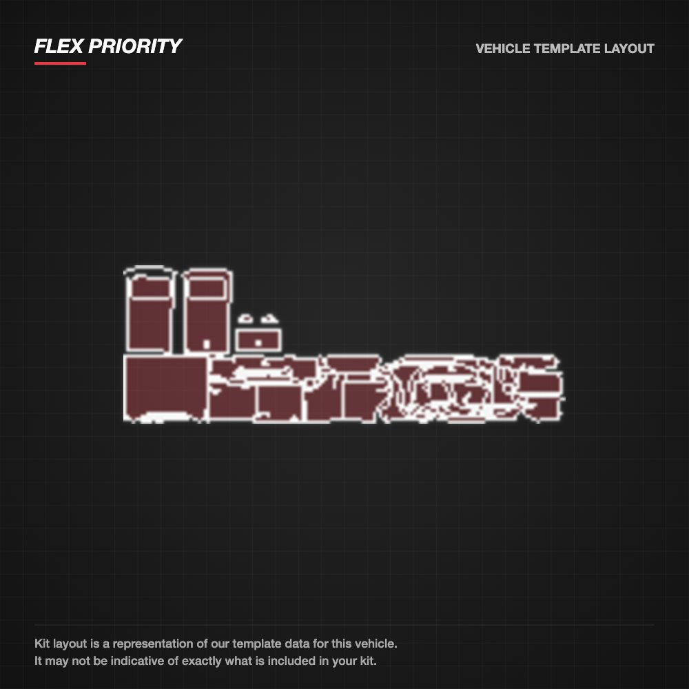 Lexus RX 2020-2022 kit layout (template 3)