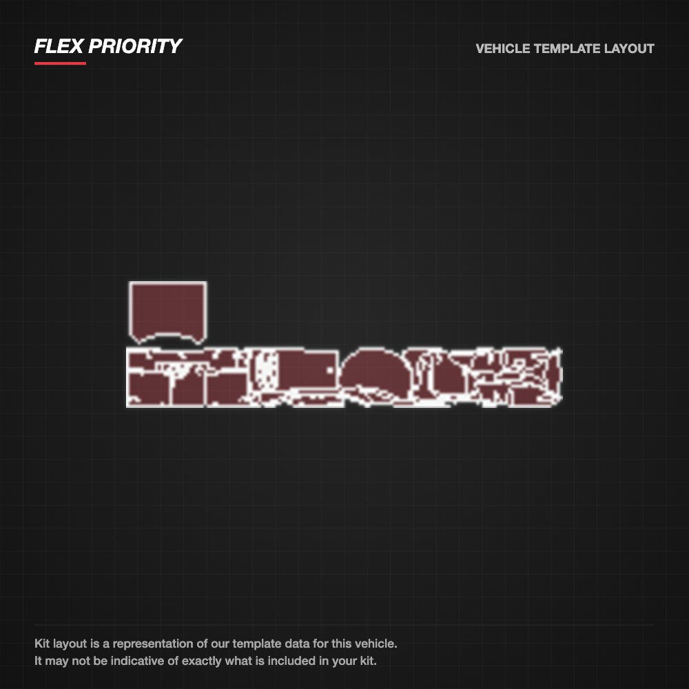 Lexus RX 2020-2022 kit layout (template 2)