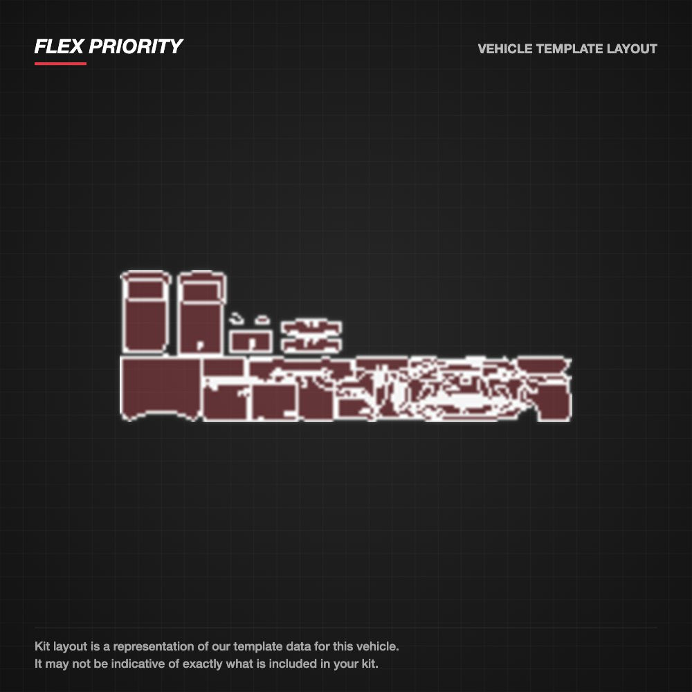 Lexus RX 2020-2022 kit layout (template 4)