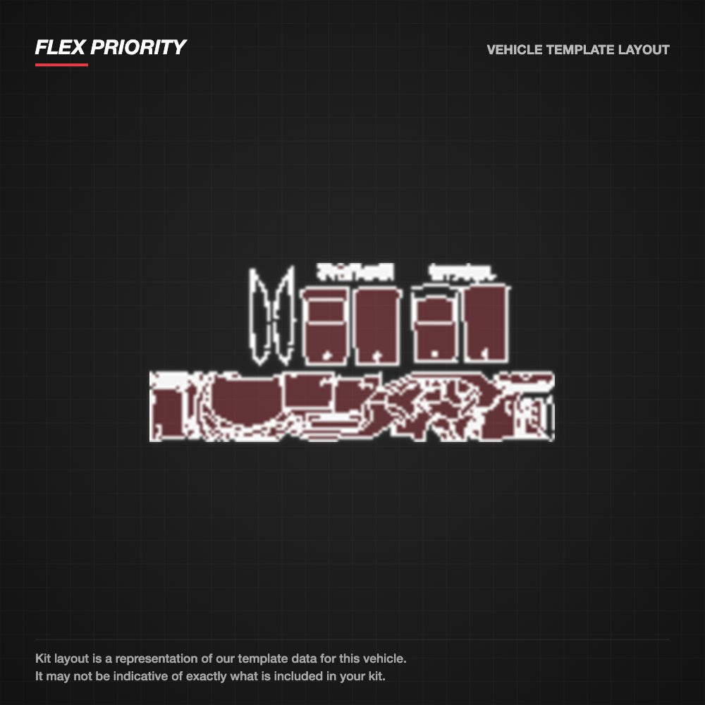 Lexus UX 2019+ kit layout (template 1)