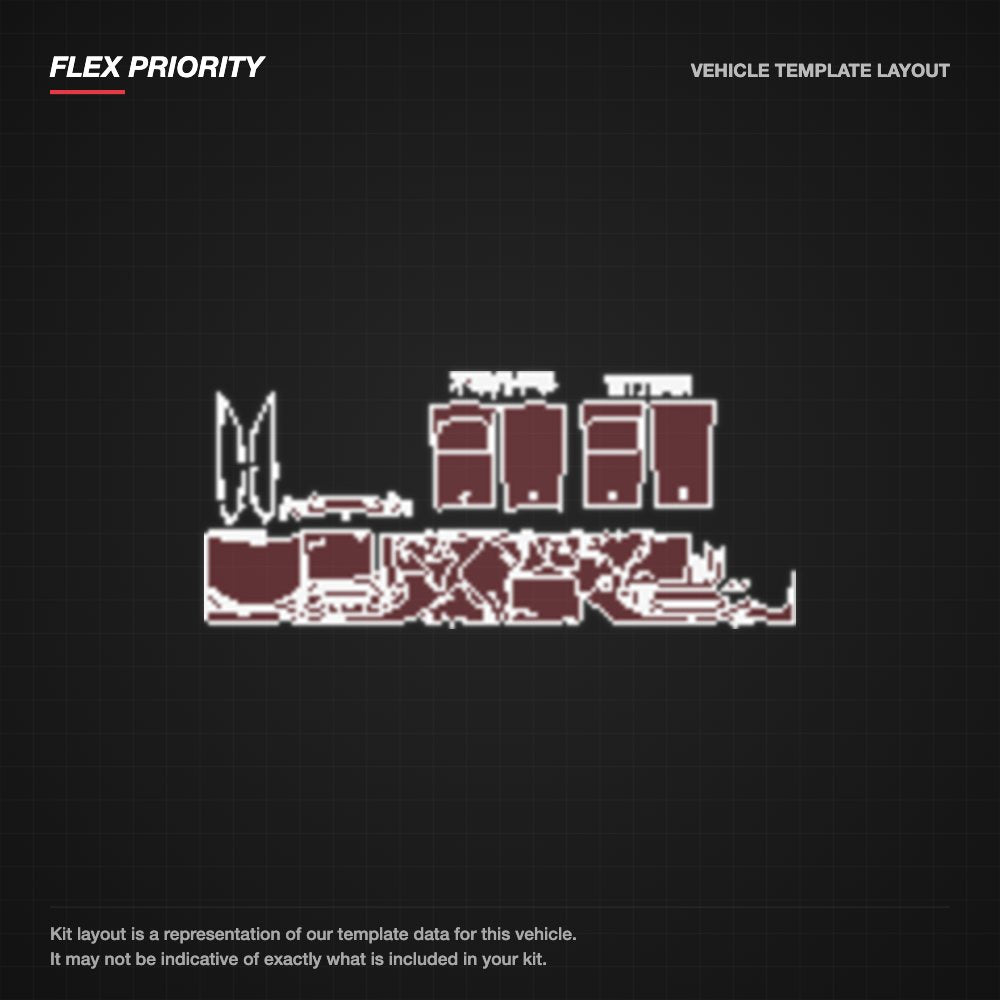 Lexus UX 2019+ kit layout (template 2)