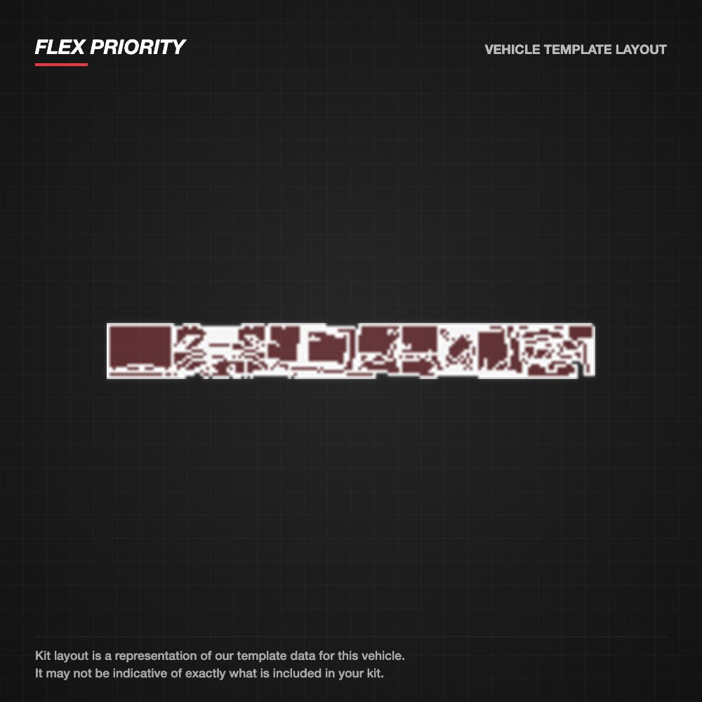 Lexus TX 350 2024+ kit layout (template 1)