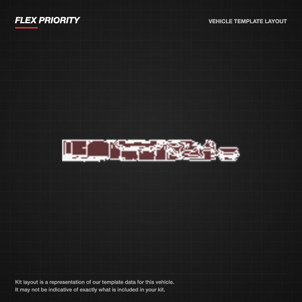 Lexus ES 2018-2021 kit layout (template 1)