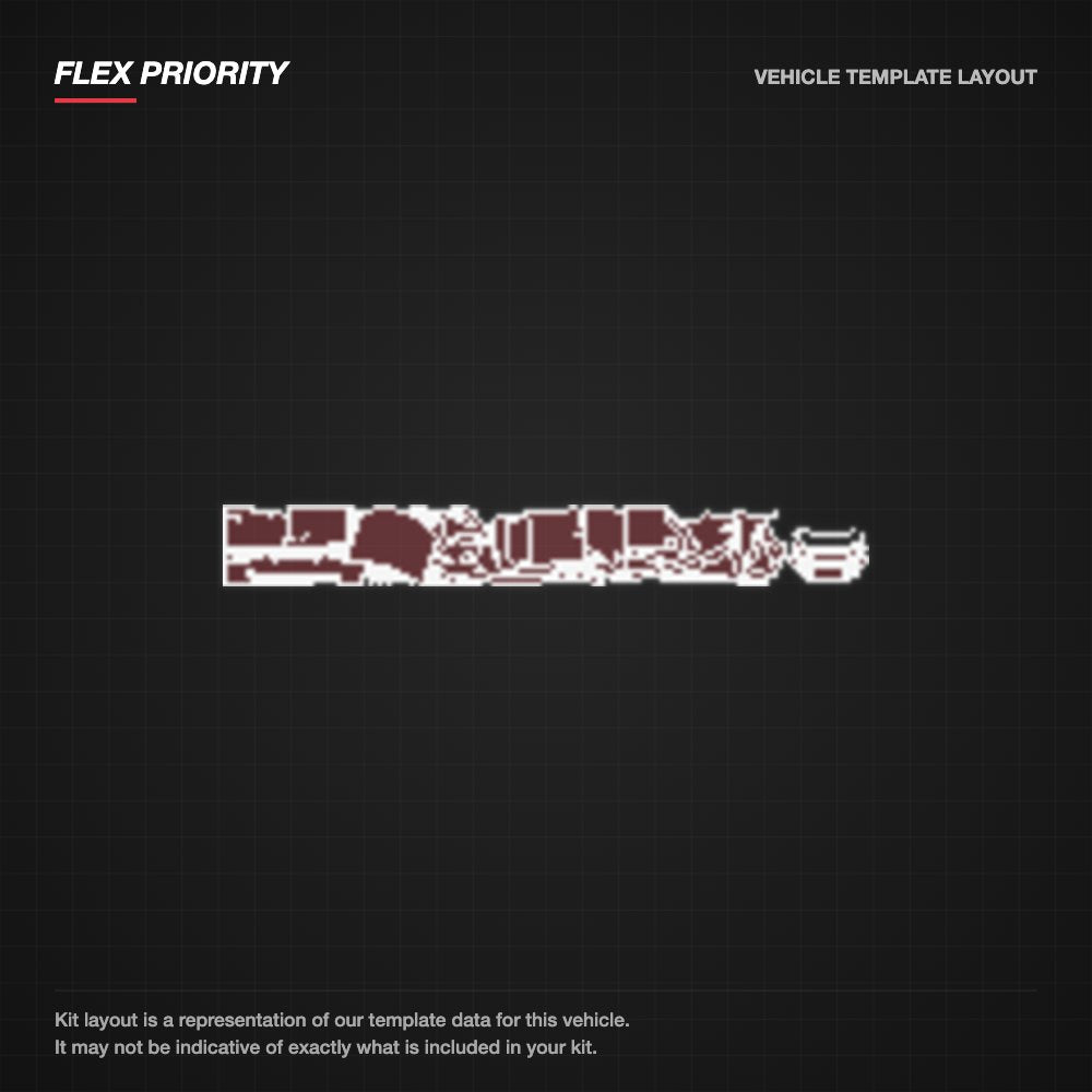 Lexus ES 2018-2021 kit layout (template 2)