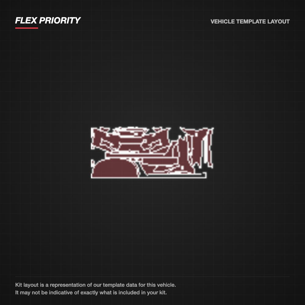 Lexus IS 2013-2014 kit layout (template 1)