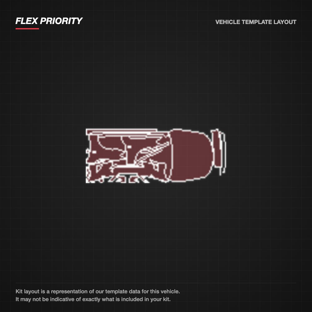 Lexus IS 2013-2014 kit layout (template 2)