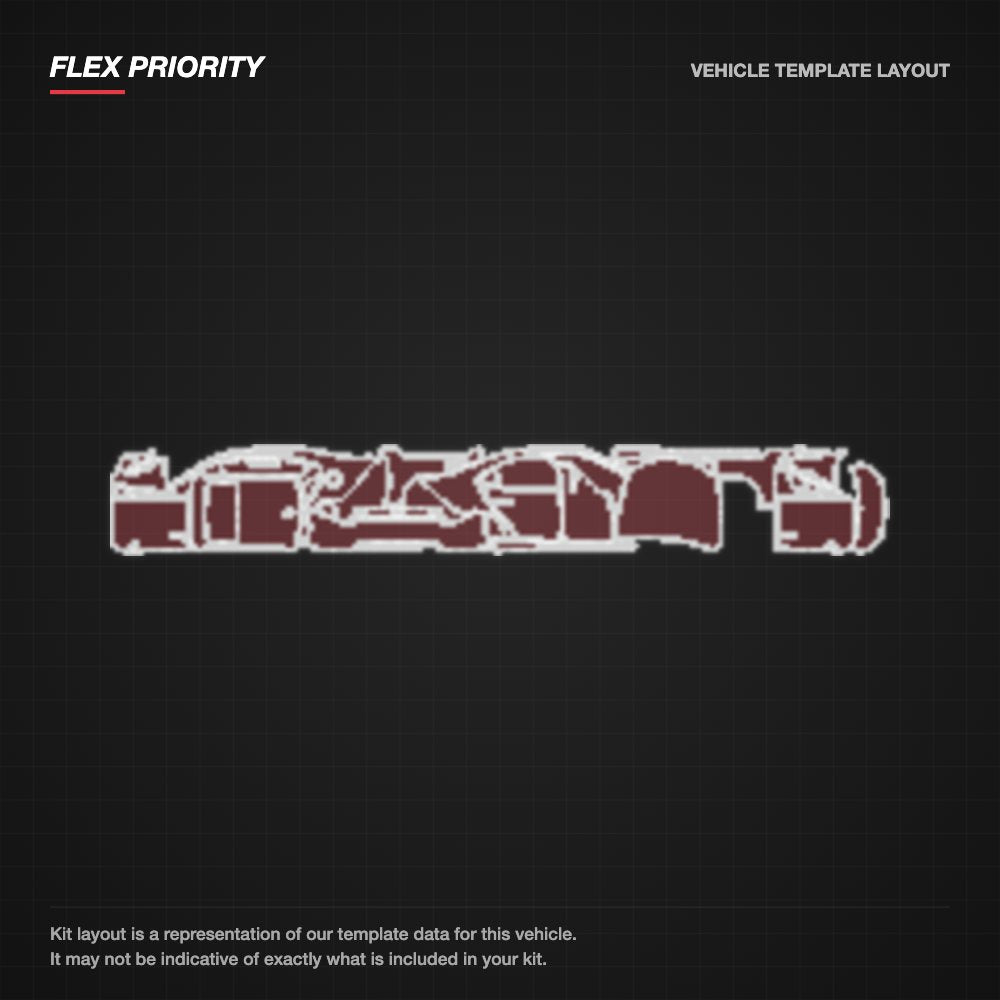 Lexus IS 2015-2016 kit layout (template 1)