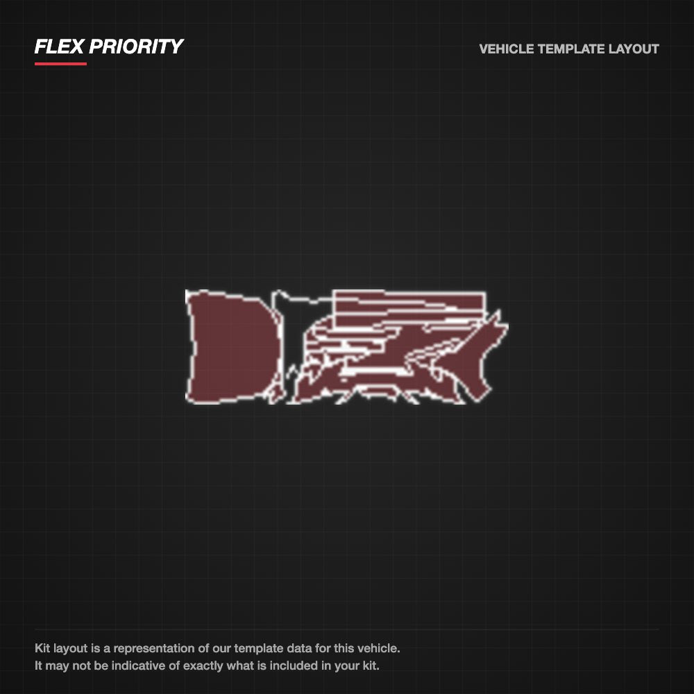 Lexus IS 2015-2016 kit layout (template 2)