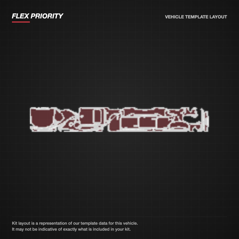 Lexus IS 2017-2020 kit layout (template 2)