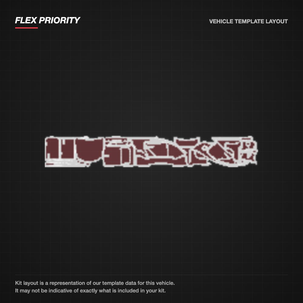Lexus IS 2017-2020 kit layout (template 1)