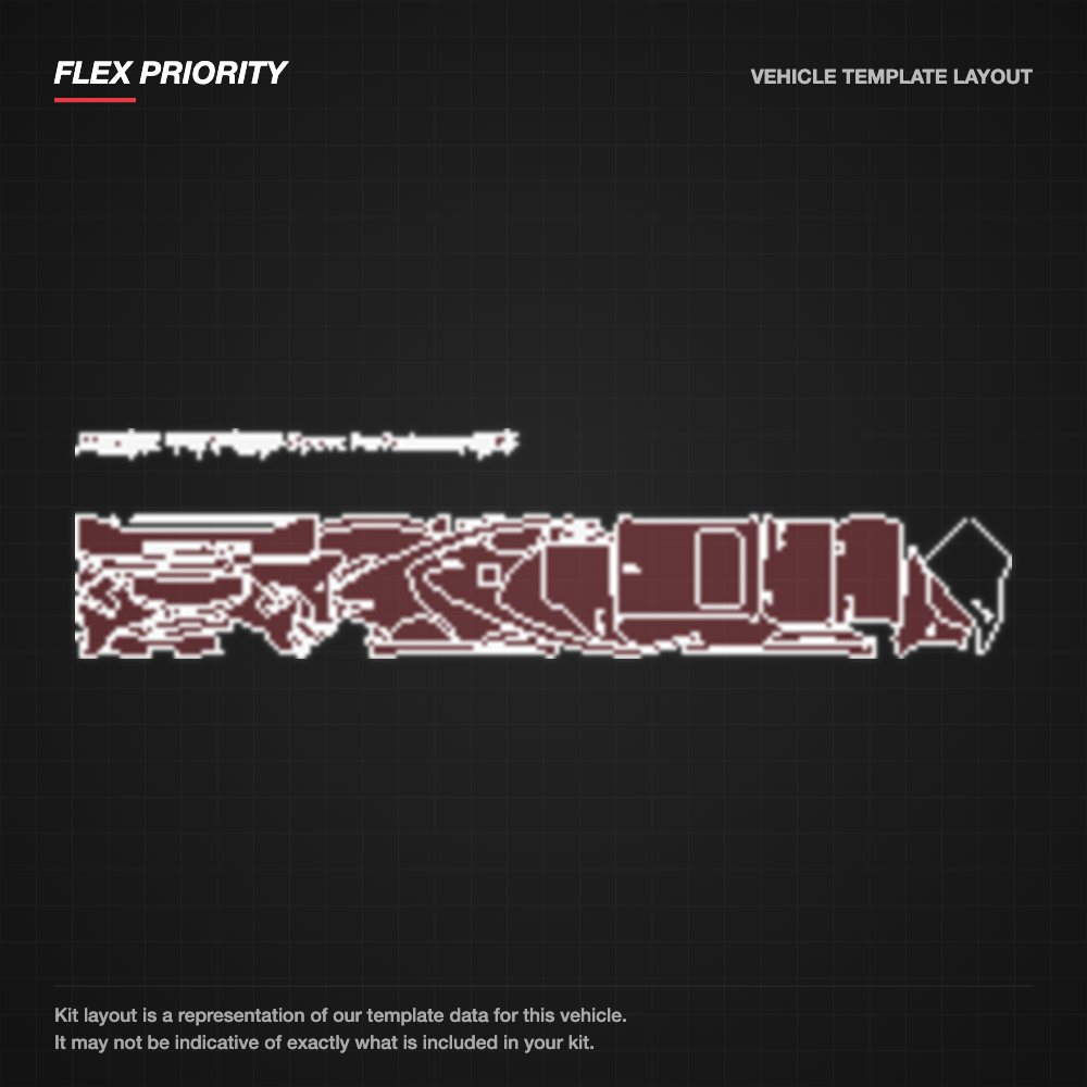 Lexus IS 2021+ kit layout (template 2)