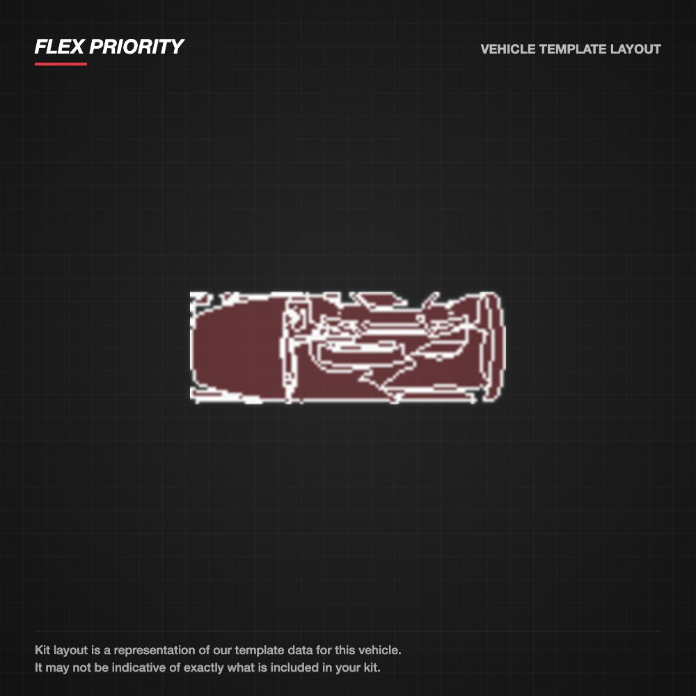 Lexus LS 2011-2012 kit layout