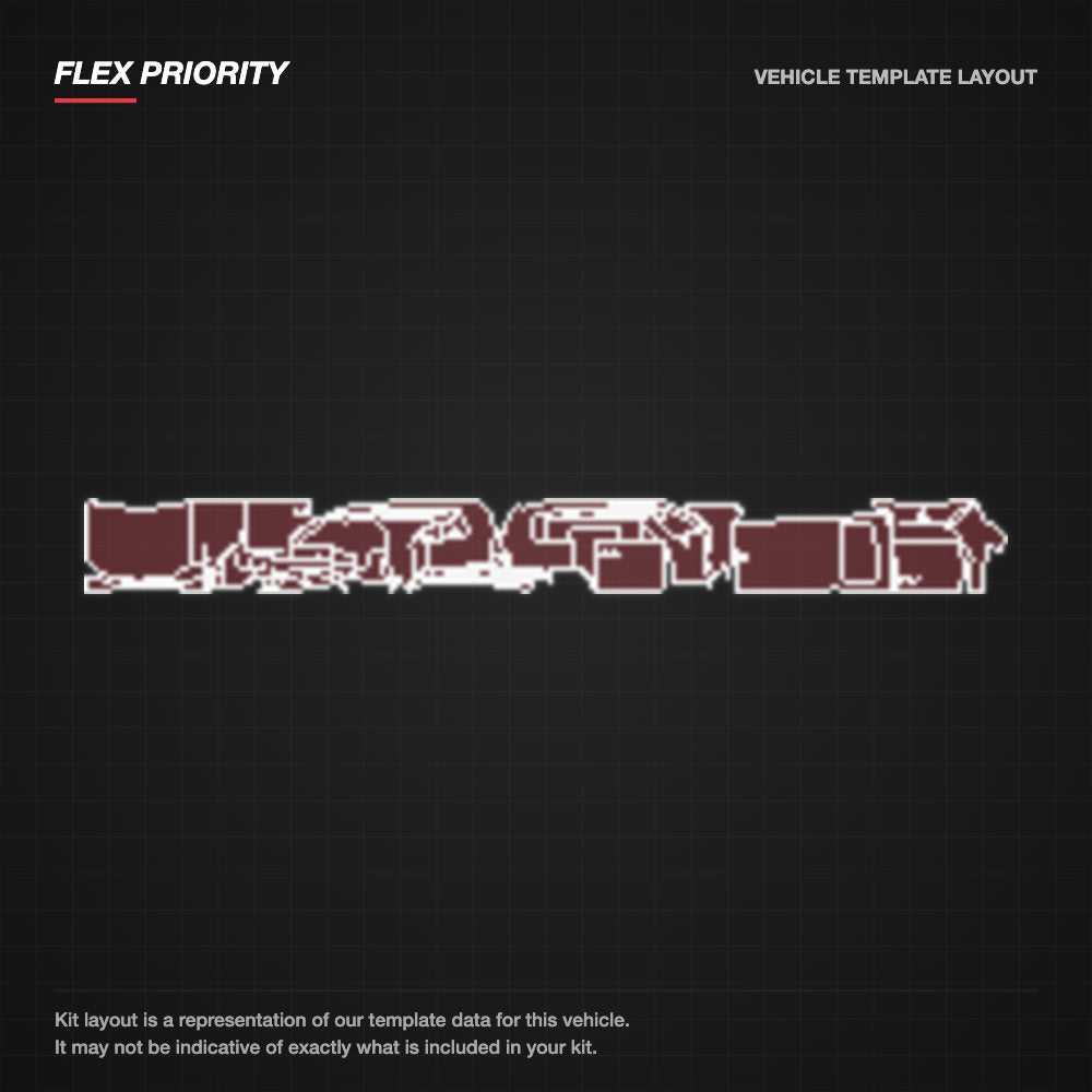 Lexus LX 570 2012-2015 kit layout