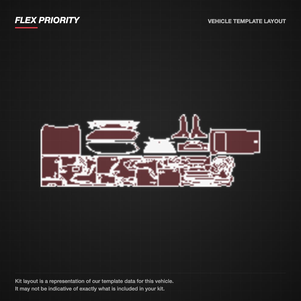 Lexus LX 600 2022+ kit layout (template 1)