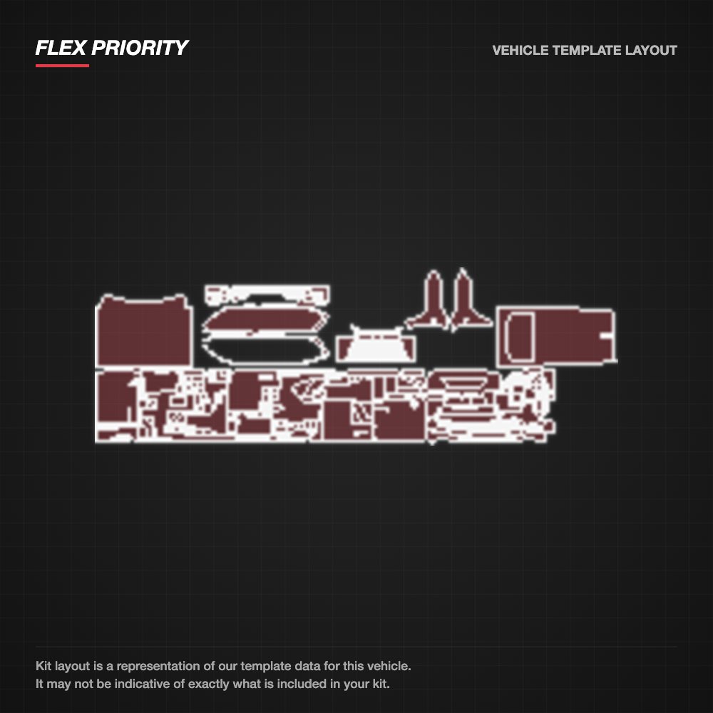 Lexus LX 700h 2025+ kit layout (template 1)